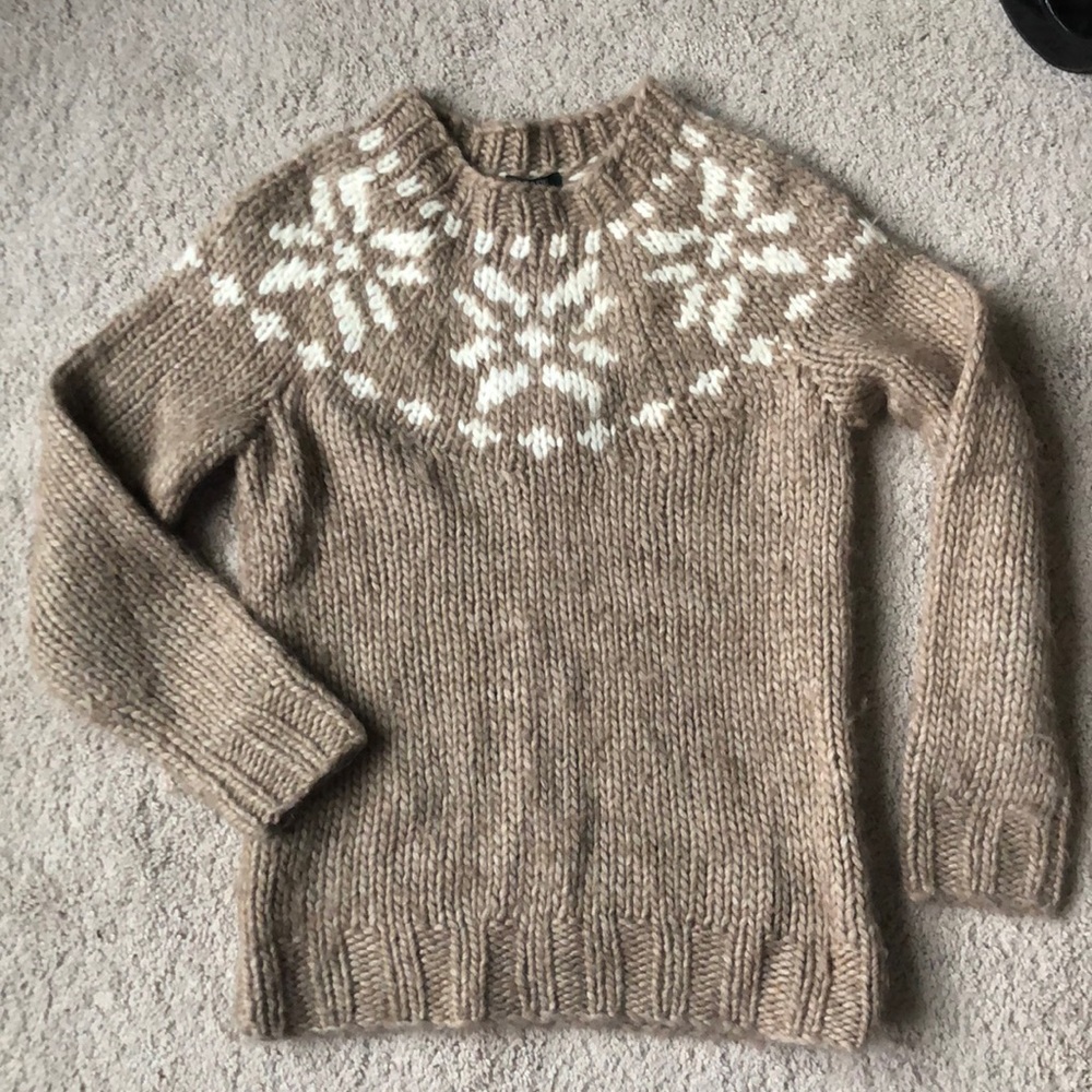 Gorgeous handknit Jcrew Sweater